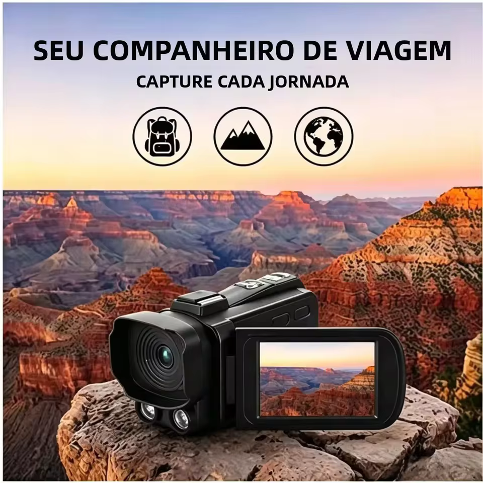 Câmera Digital 1080P Full HD