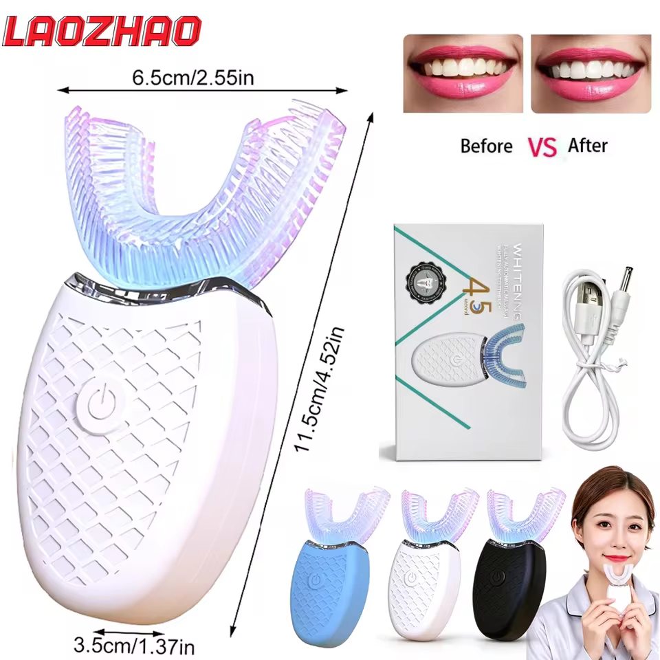 Escova de Dentes Ultrassônica 360°