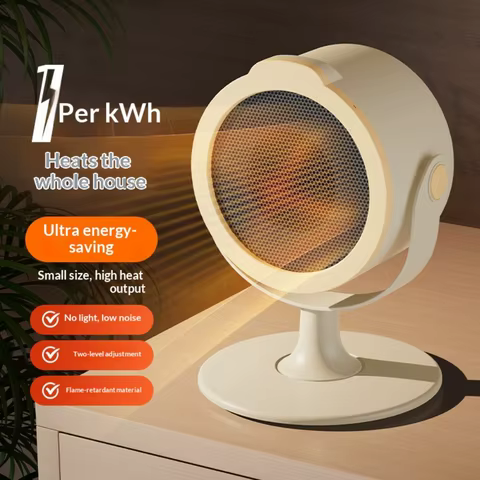 Mini Aquecedor de Mesa Portátil