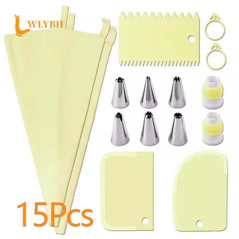 Kit Confeitaria 15 Peças Silicone