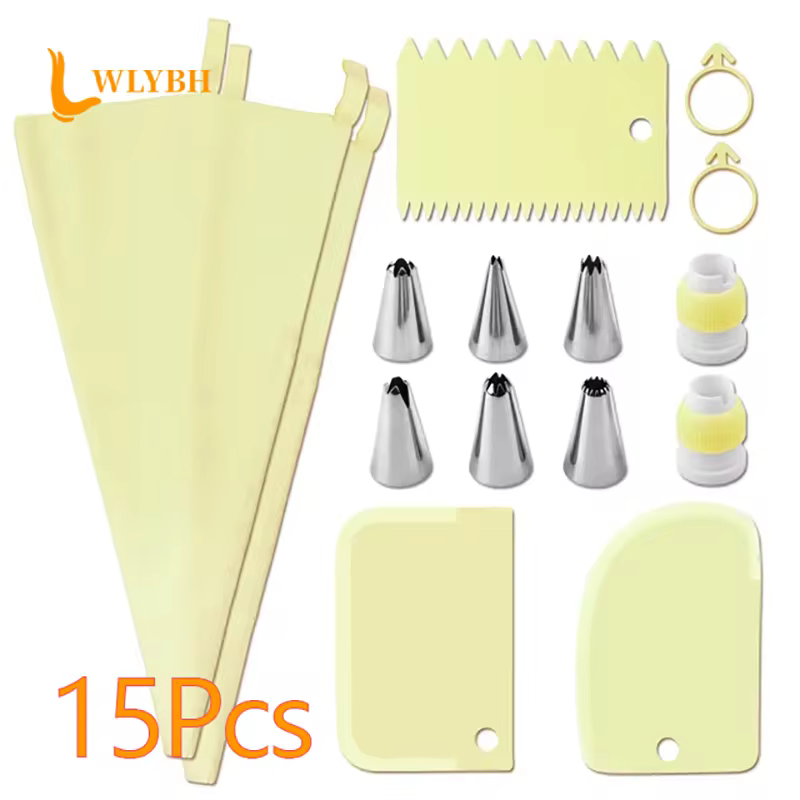 Kit Confeitaria 15 Peças Silicone