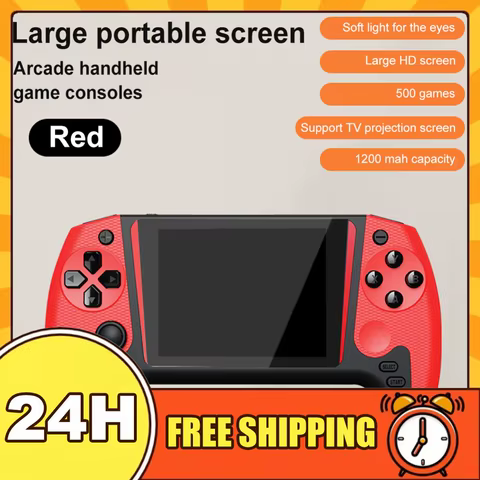 Consola Retro Portátil 3.5" com 500 Jogos