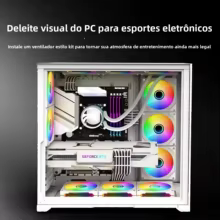 Ventilador PC RGB 120mm Silencioso PWM Thumbnail 6