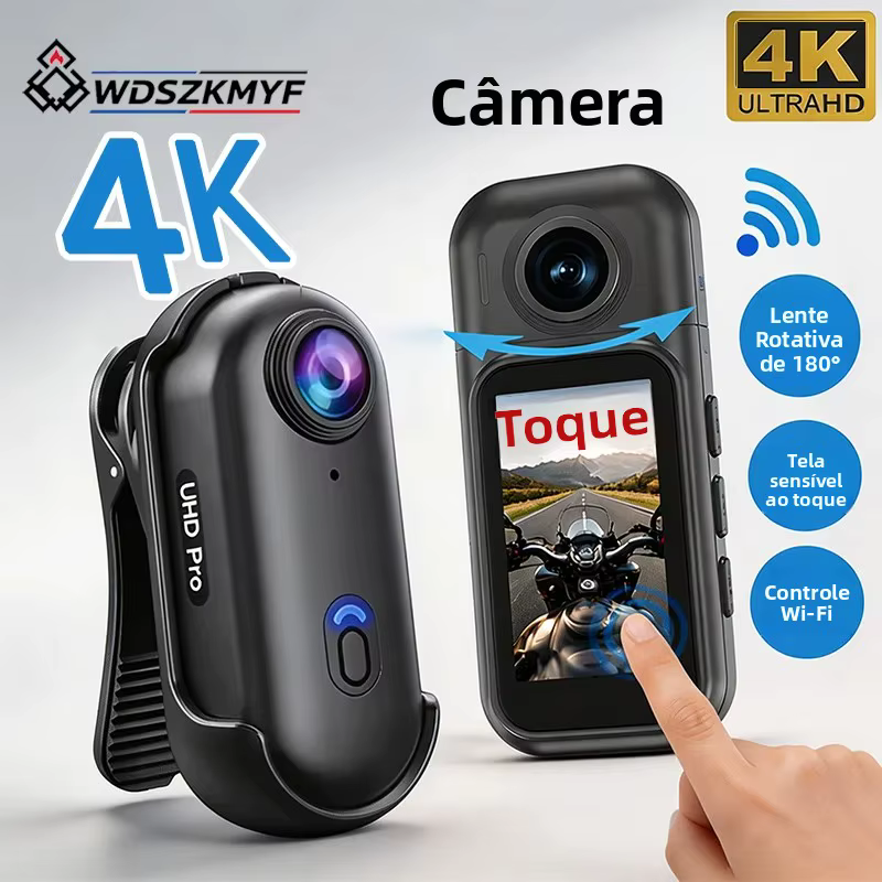 Câmera de Ação 4K WiFi Mini
