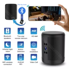 Câmera WiFi com Interfone e Visão Noturna Thumbnail 1