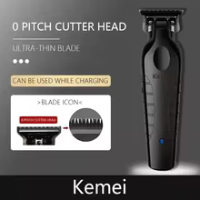 Aparador de Cabelo Kemei 2299 Sem Fio Thumbnail 4
