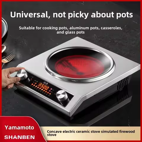 Forno Elétrico Côncavo HAOYUNMA 3500W