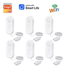 Sensor de Vazamento WiFi Tuya Thumbnail 1