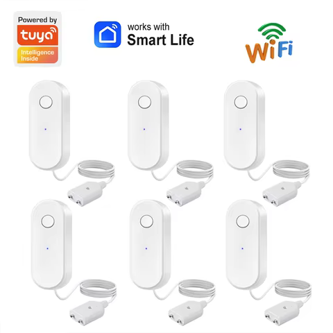 Sensor de Vazamento WiFi Tuya