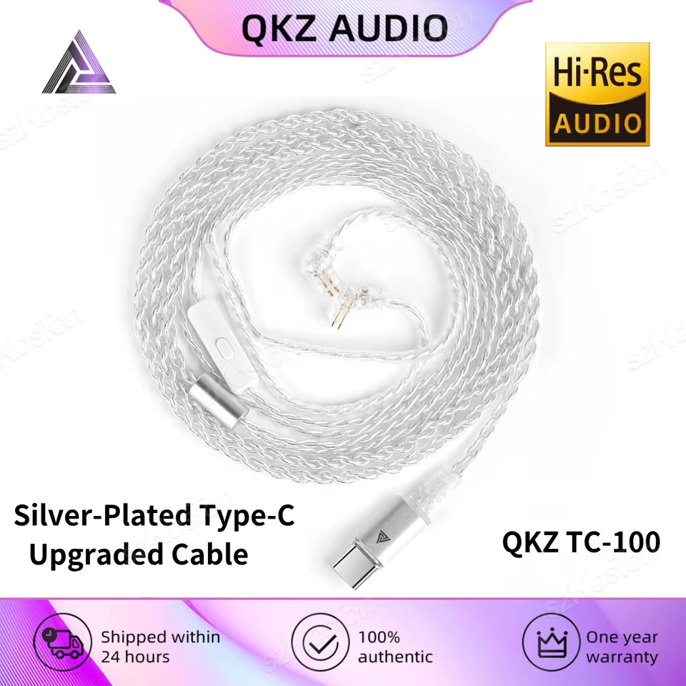 Cabo Tipo-C 2 Pinos KZ QKZ TC100