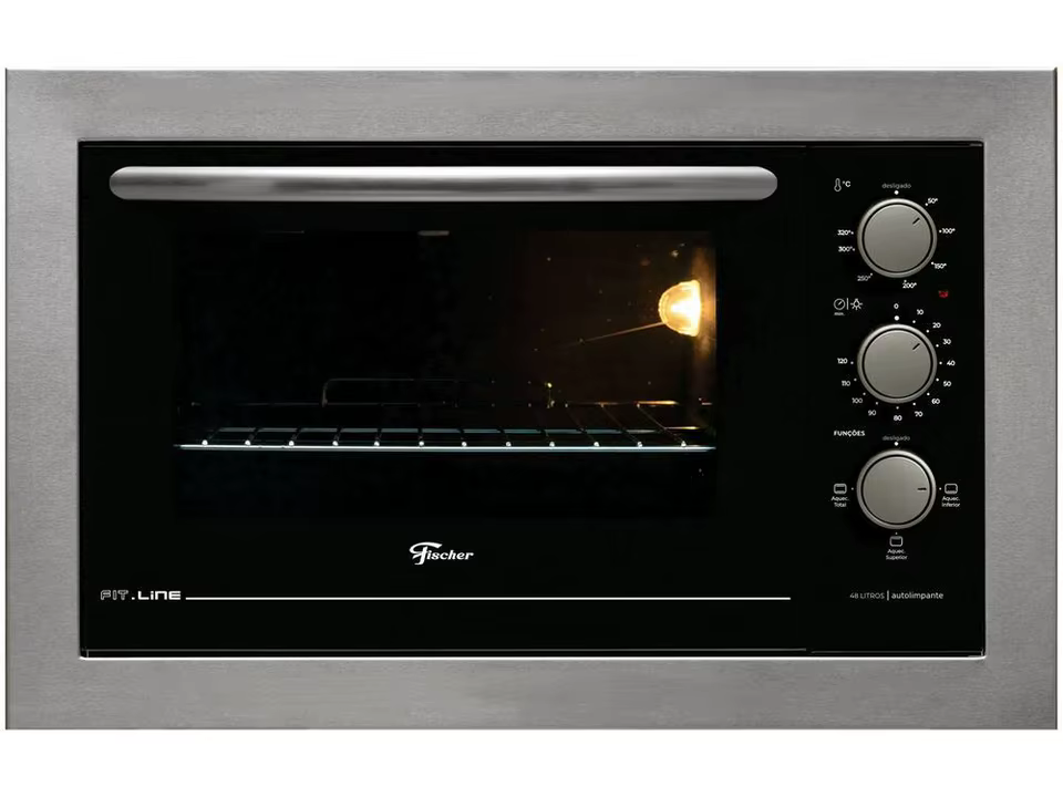 Forno Elétrico Fischer 48L Inox
