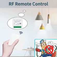 Interruptor Inteligente WiFi Tuya 16A RF433 Thumbnail 4