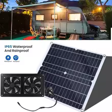 Ventilador Solar Dual Painel Thumbnail 4
