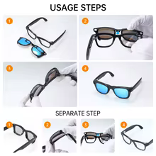 Clipe Polarizado Ray-Ban Meta Wayfarer GEN2 Thumbnail 6