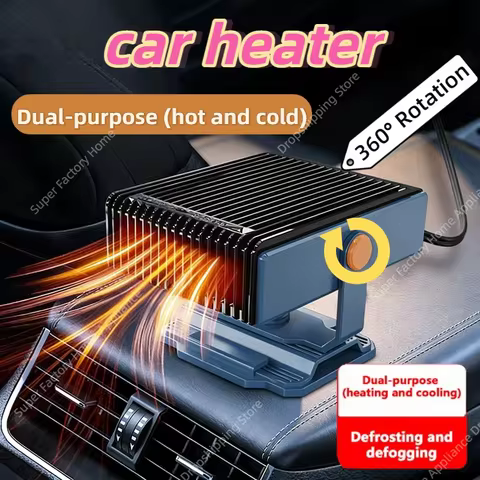Aquecedor de Carro 12V Rotativo