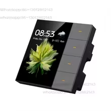 Painel Interruptor Tuya Zigbee 4 Gangues Thumbnail 1