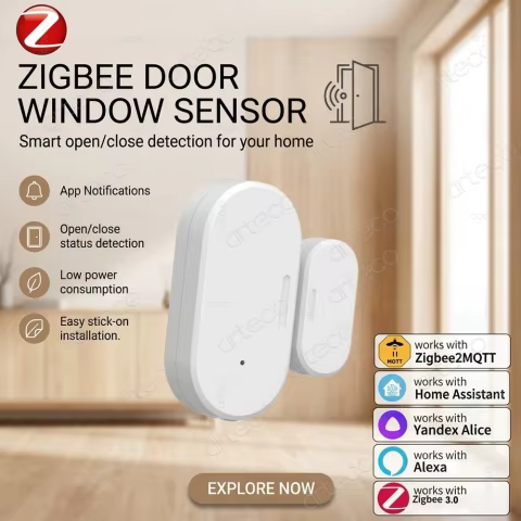 Sensor Inteligente Zigbee para Segurança Residencial