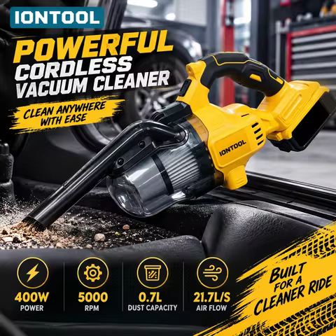 Aspirador de Pó IONTOOL 0.7L Amarelo