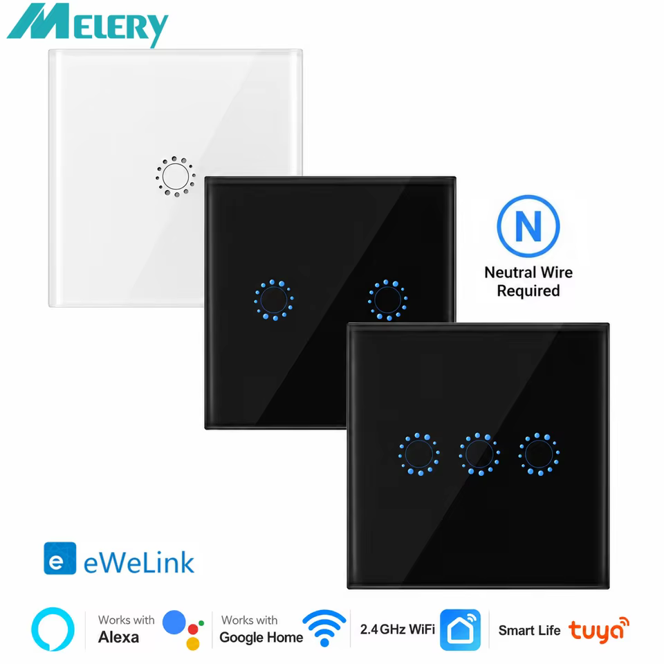 Interruptor Inteligente Melery WiFi Touch