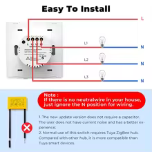 Interruptor Inteligente Tuya Zigbee Thumbnail 6