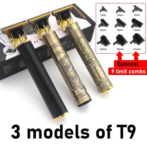 Aparador de Cabelo T9 Profissional