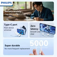 Fones de Ouvido Philips Tipo C HiFi Thumbnail 4