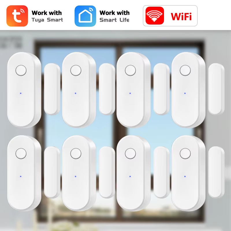 Sensor de Porta Inteligente WiFi Tuya