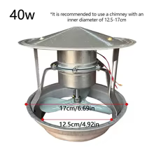Ventilador de Chaminé 40W Thumbnail 3