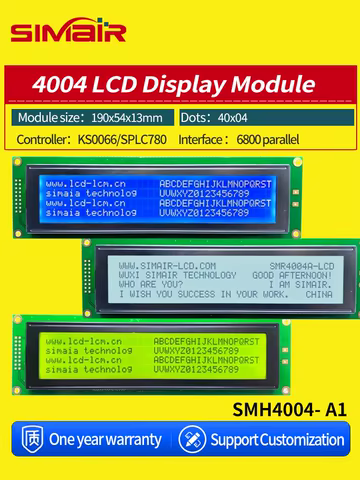 Módulo LCD 40x4 Pixels 5V