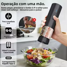 Moedor de Sal e Pimenta Automático Thumbnail 2