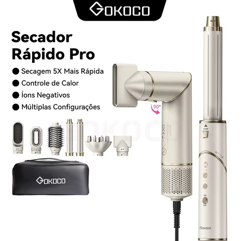 Secador GOKOCO 7 em 1 com Escova Estilizadora