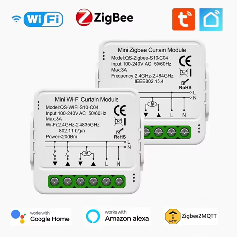 Módulo Motor Tuya WiFi Zigbee