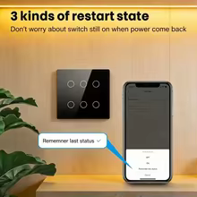 Interruptor Zigbee Melery 4x4 Brasil Thumbnail 5