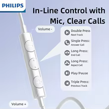 Fone Philips Intra-Auricular Tipo C com Microfone Thumbnail 3