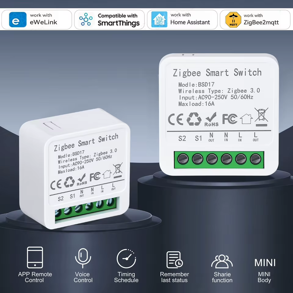 Interruptor Inteligente Zigbee 16A