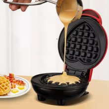 Mini Máquina de Waffles Elétrica Thumbnail 2