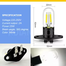 Lâmpada LED para Micro-ondas 25W Thumbnail 2