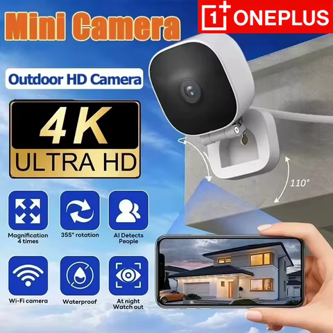 Câmera Wi-Fi 4K IP65 com Visão Noturna