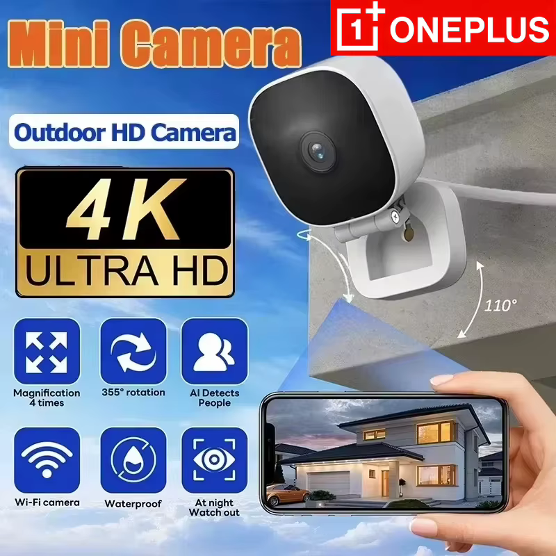 Câmera Wi-Fi 4K IP65 com Visão Noturna