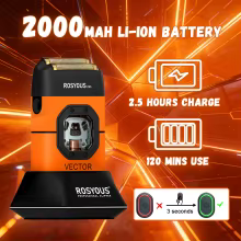 Barbeador Elétrico ROSYOUS RS-999 Profissional Thumbnail 5