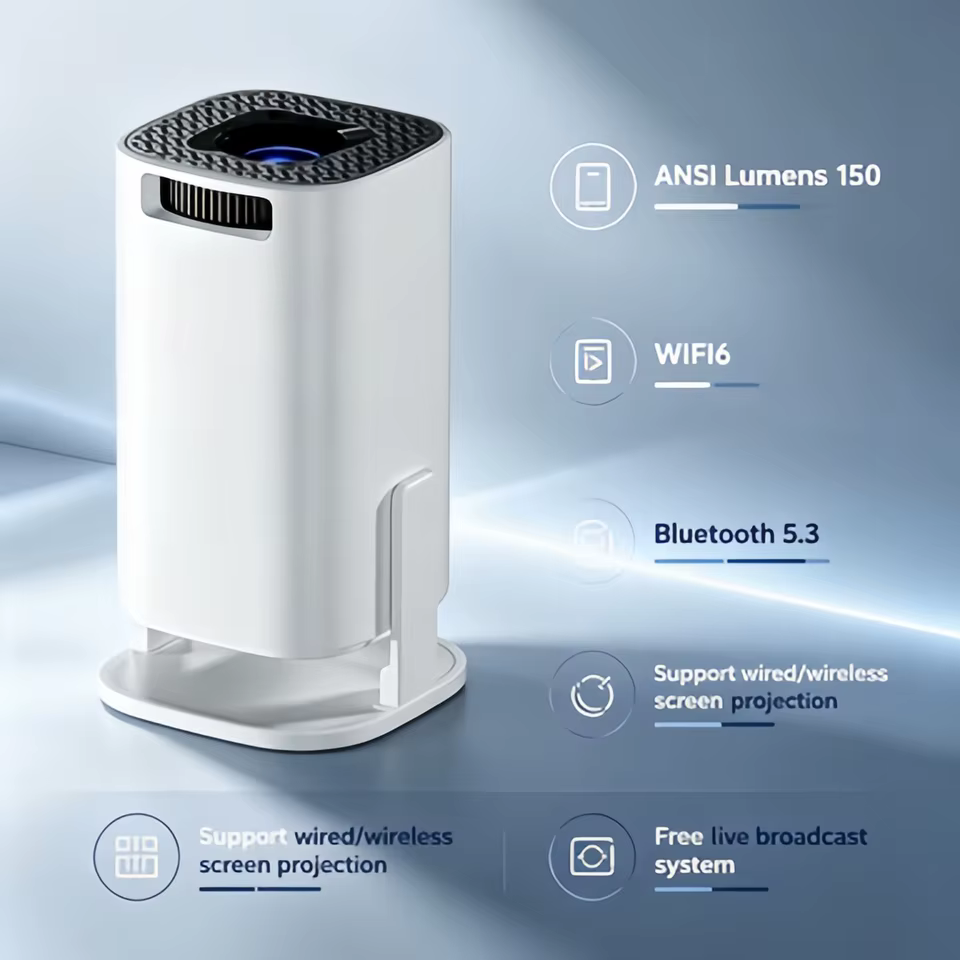 Mini Projetor 1080P Bluetooth