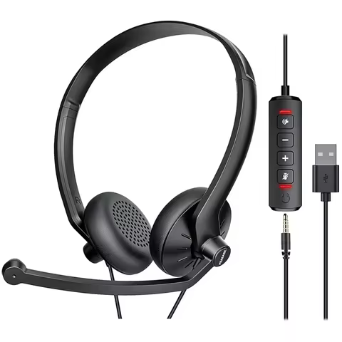 FEABASK EH07 Headset PC com Microfone