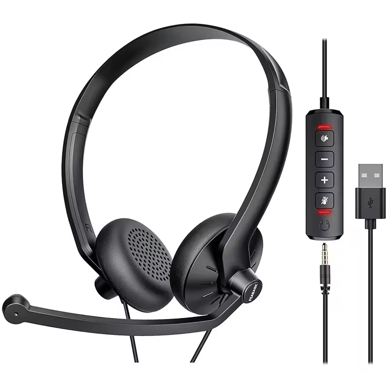 FEABASK EH07 Headset PC com Microfone
