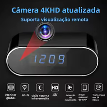 Mini Câmera Wi-Fi 4K Relógio Thumbnail 1