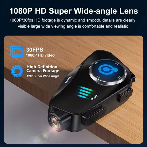 Fone Bluetooth Capacete Q28 MAX Câmera 1080p