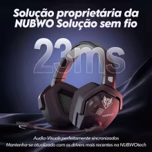 NUBWO G06 Headset Gamer Dupla Conexão Thumbnail 3