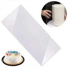 Espátula Transparente para Creme de Bolo Thumbnail 4
