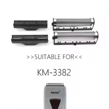 Kit Lâmina Kemei KM-3382 Profissional Thumbnail 6