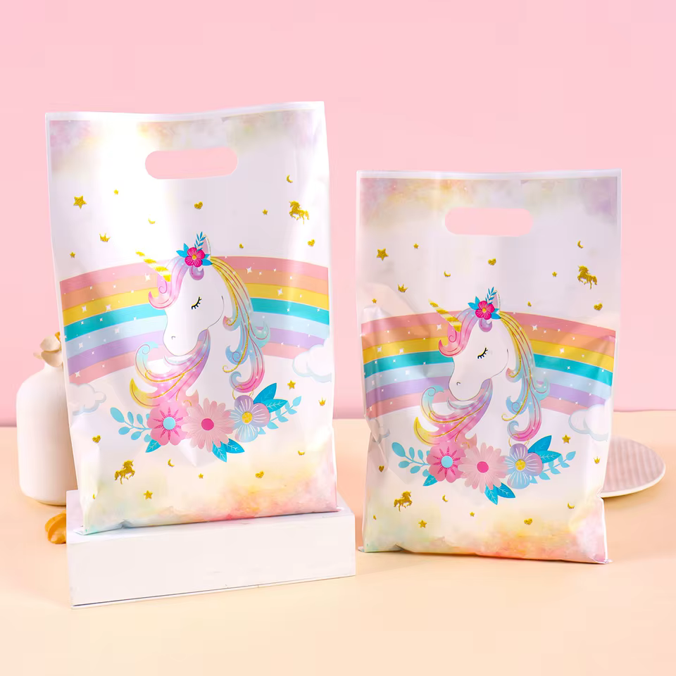 Sacos Unicórnio Arco-íris para Festas