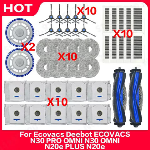 Kit Peças Ecovacs Deebot N30 N20e QIXIAO